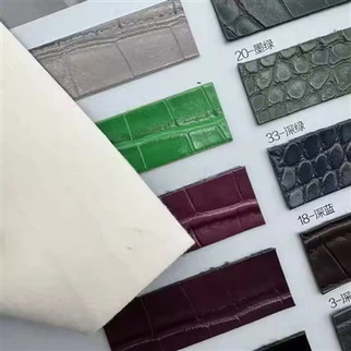 High-end prilagođena vodootporna krokodil PU koža pogodna za izradu torbica za torbe i zanate